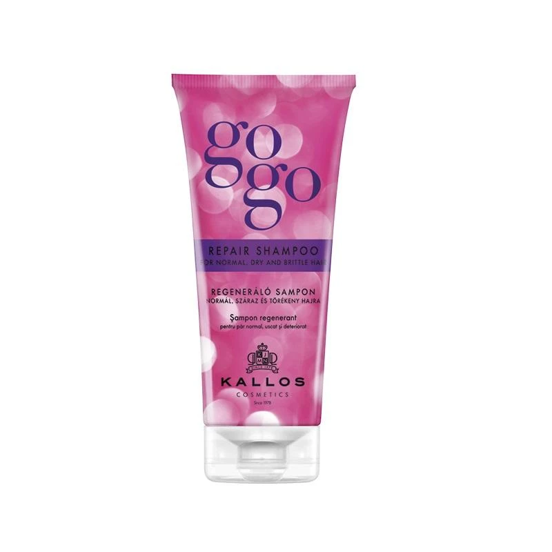 Kallos Cosmetics Gogo Repair Šampūnas šampūnas, 200 ml