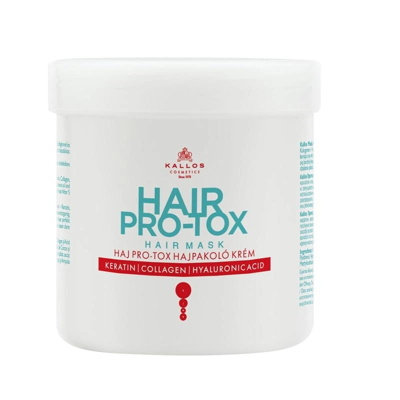 Plaukus stiprinanti ir maitinanti kaukė Kallos Hair Pro-Tox Mask 500 ml