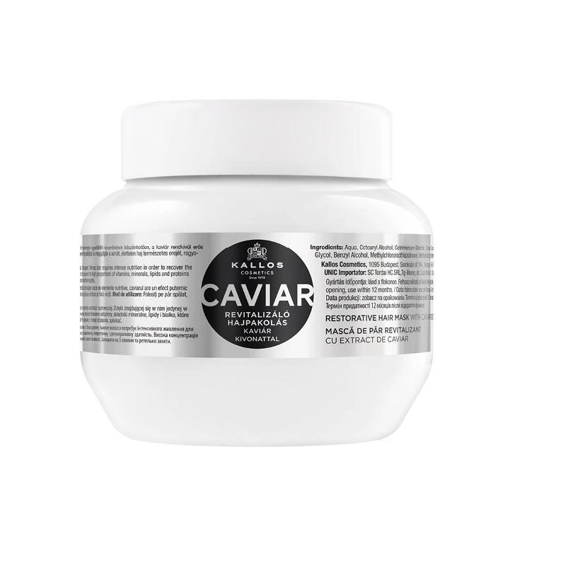 Atstatomoji plaukų kaukė su ikrų ekstraktu Kallos CAVIAR Hair Mask 275 ml