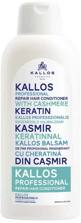 Kondicionierius su kašmyru Kallos Repair Hair Conditioner With Cashmere Keratin 1000ml