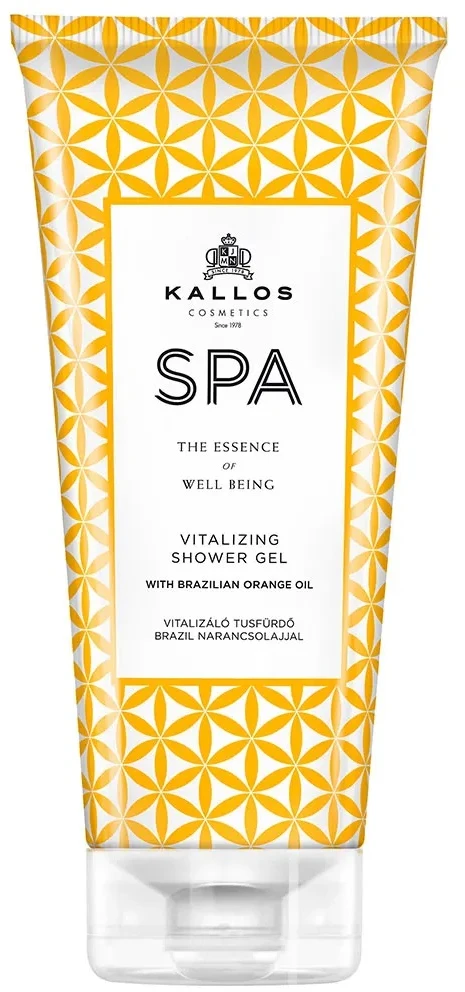 Dušo želė Kallos SPA Vitalizing Oranžinis Dušo želė 200 ml