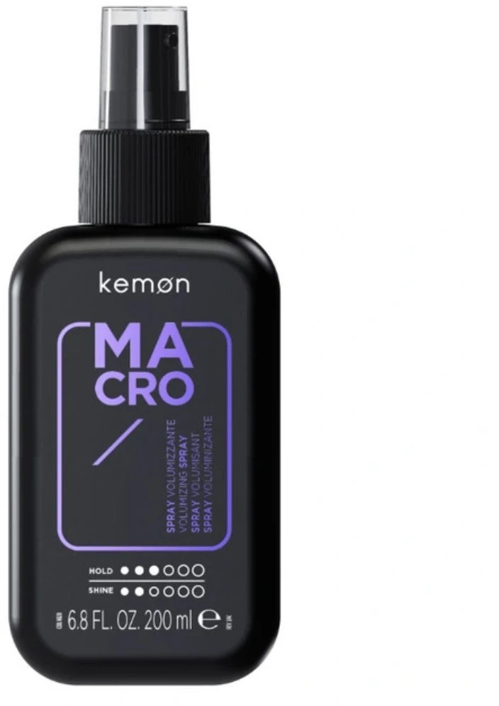 Kemon Hair Manya Macro Volumizing Purškiklis apimtį didinantis plaukų purškiklis, 200 ml