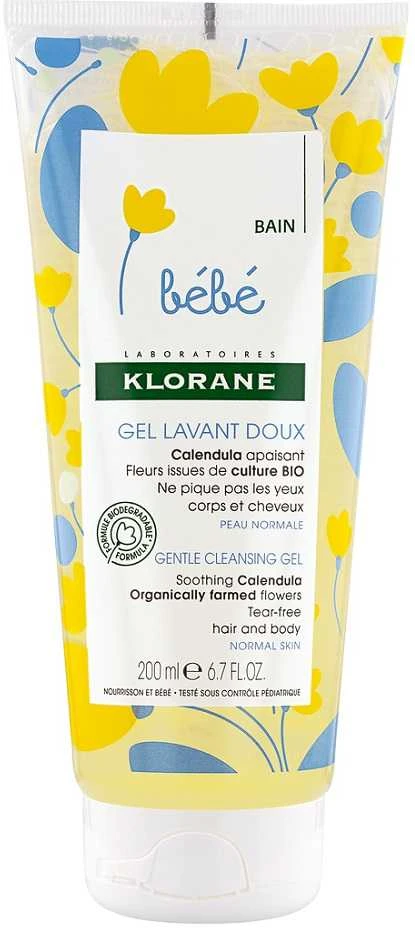 "Klorane Baby" švelnus valomasis gelis 200ml