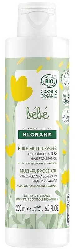 Klorane Bebe Bio Multi-Purpose Oil, 200 ml