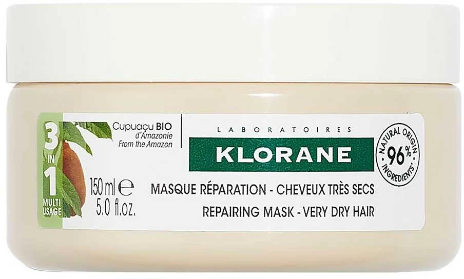 "Klorane Cupuazu" sausų plaukų atkuriamoji kaukė 150ml
