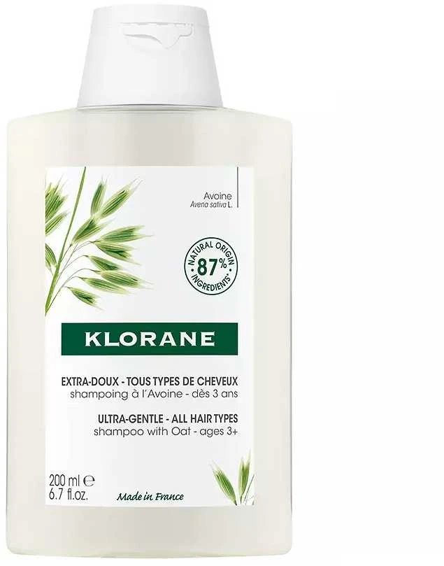 "Klorane" avižų pieno šampūnas 200ml