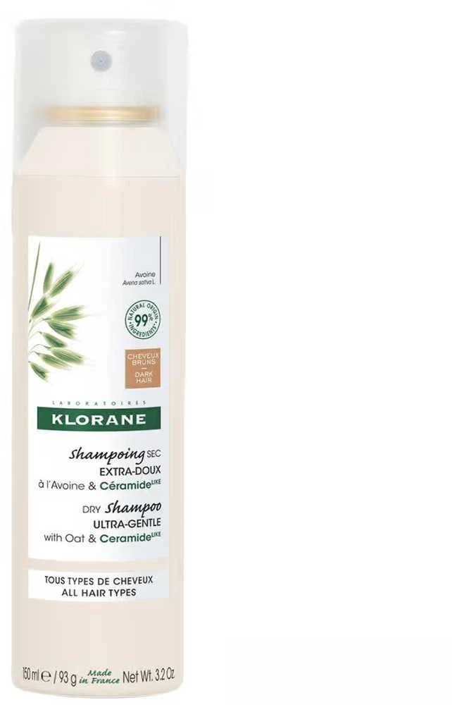Klorane A LA Leche de Avena Champú Seco Extrasuave, 150 ml