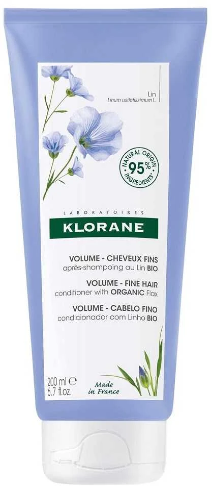 "Klorane" linų plaukų balzamas 150ml