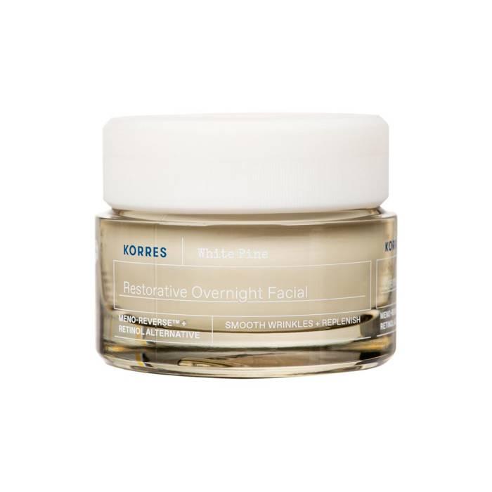 Korres Baltas Pine Restorative Overnight Facial Kreminis Night Skin Kreminis