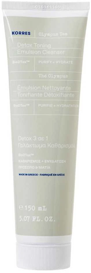 Korres Olympus Tea valomoji emulsija tūbelėje