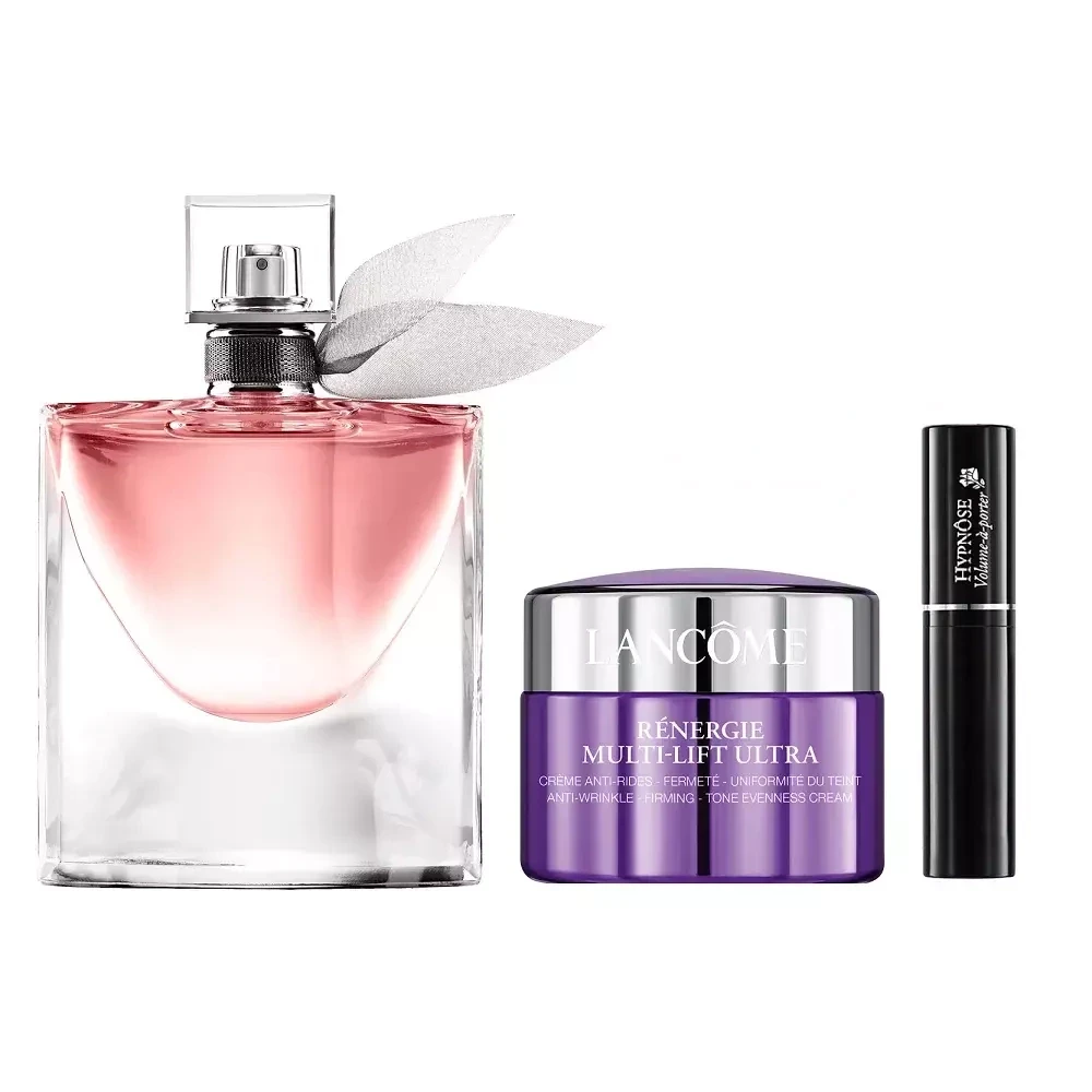 Kvepalų rinkinys moterims Lancome La Vie Est Belle (EDP, 50 ml + veido kremas, 15 ml + blakstienų tušas Hypnose, 2 ml)