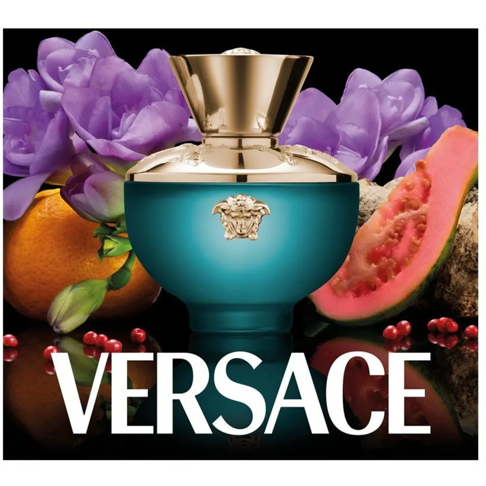 Kvepalų rinkinys moterims  Versace Dylan Torquoise (EDT, 100 ml + kūno losjonas, 100 ml + dušo želė, 100 ml + kosmetinė)