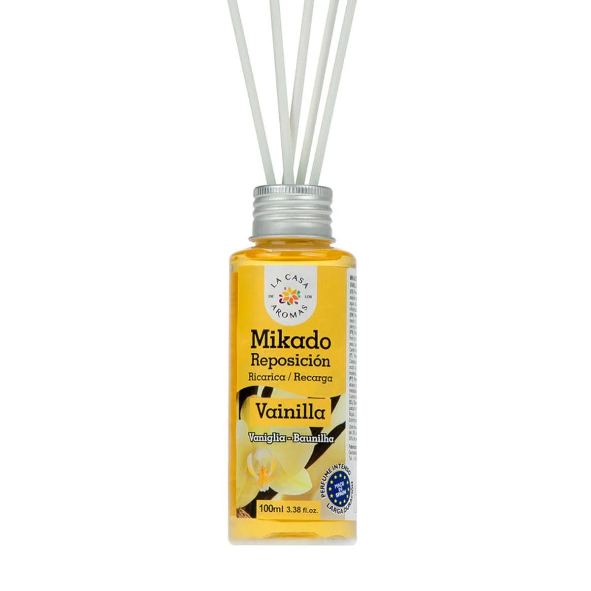 La Casa de los Aromas Mikado Reposicion kvepalų aliejus Vanilla 250ml