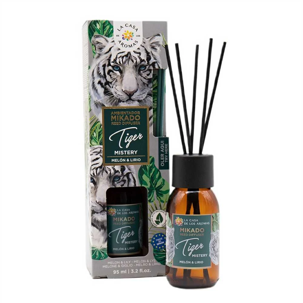 La Casa De Los Aromas Tiger Mistery Mikado oro gaiviklis Melonas ir lelija 100ml