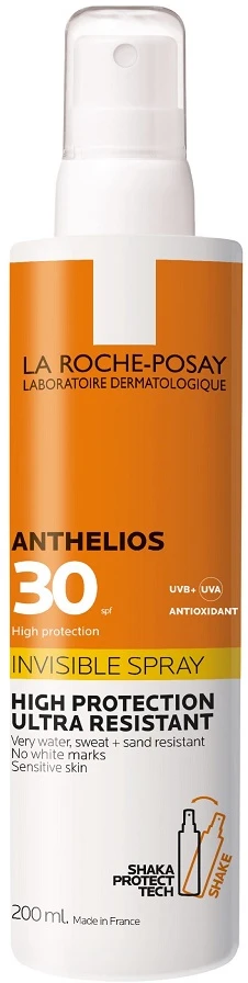 Purškiama apsauga nuo saulės La Roche-Posay Anthelios Invisible Spray Sunscreen SPF 30, 200 ml