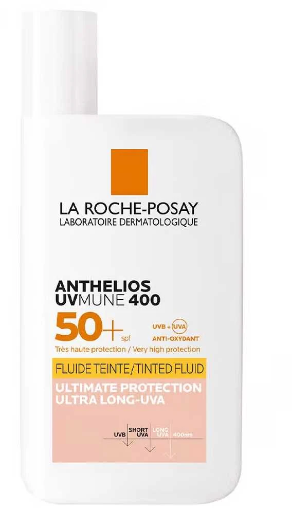 La Roche-Posay Anthelios UVMune 400 Tinted Fluid SPF50+ apsauginis fluidas nuo saulės veidui SPF 50+, 50 ml