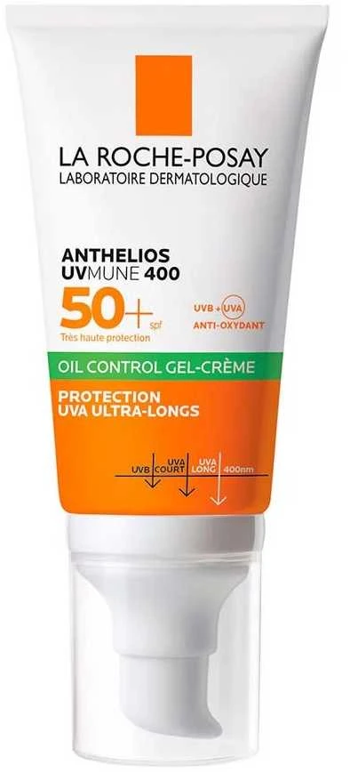 La Roche Posay Matinis apsauginis gelinis kremas SPF 50+ Anhelios UVMune 400 (Oil Control Gel Kreminis) 50 ml