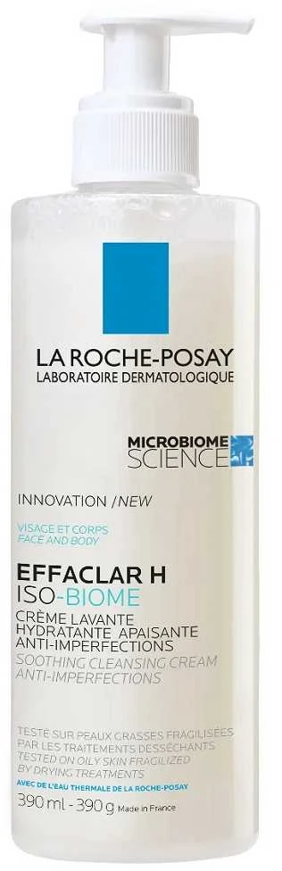 LA ROCHE-POSAY kūno prausimosi kremas EFFACLAR H ISO BIOME, 390 ml