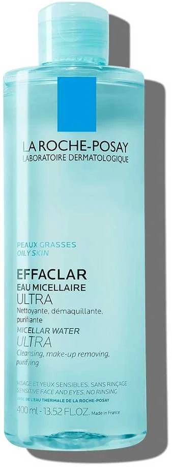 La Roche Posay Effaclar Micellar Vanduo Ultra For Oily Skin micelinis vanduo riebiai odai, 400 ml