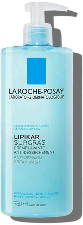 La Roche Posay Lipikar Surgras koncentruotas dušo kremas, 750 ml