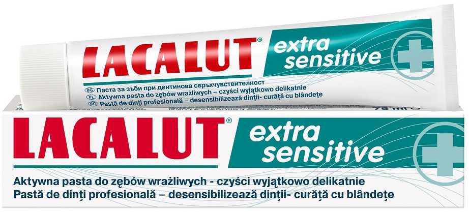 Lacalut Pasta do zębów Extra Sensitive 75 ml