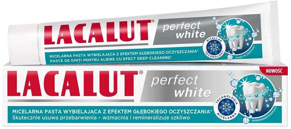 Lacalut Perfect Baltas dantų pasta 75 ml