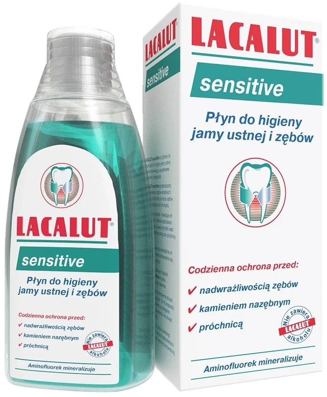 Lacalut Sensitive burnos skalavimo skystis 300ml