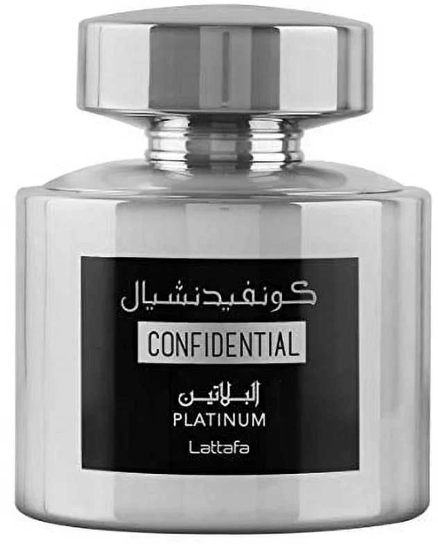 Unisex kvepalai Lattafa Confidential Platinum EDP, 100 ml