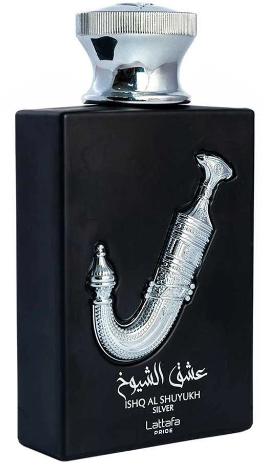 Lattafa Ishq Al Shuyukh Sidabrinis EDP parfumuotas vanduo unisex, 100 ml