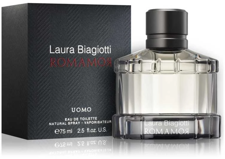 Laura Biagiotti Romamor Uomo EDT tualetinis vanduo vyrams, 75 ml