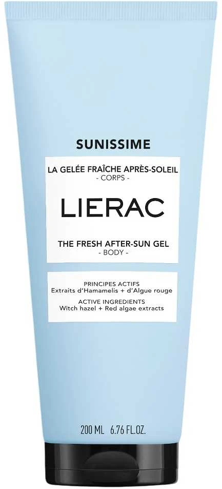 LIERAC Sunissime After Sun Gel gaivinantis kūno gelis po saulės, 200 ml
