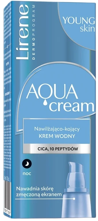 Lirene Aqua Kreminis nawilżająco-kojący krem wodny 40ml