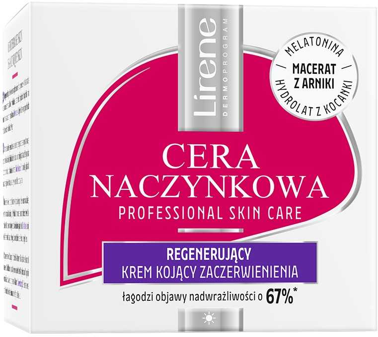 Lirene Capillary Skin regeneruojantis kremas raminantis raudonį nakčiai 50ml
