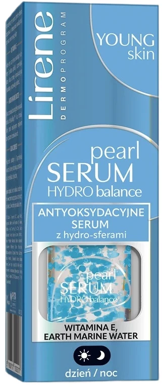 Lirene Pearl Serum Hydro Balance antyoksydacyjne serum su hydro-sferami 30ml