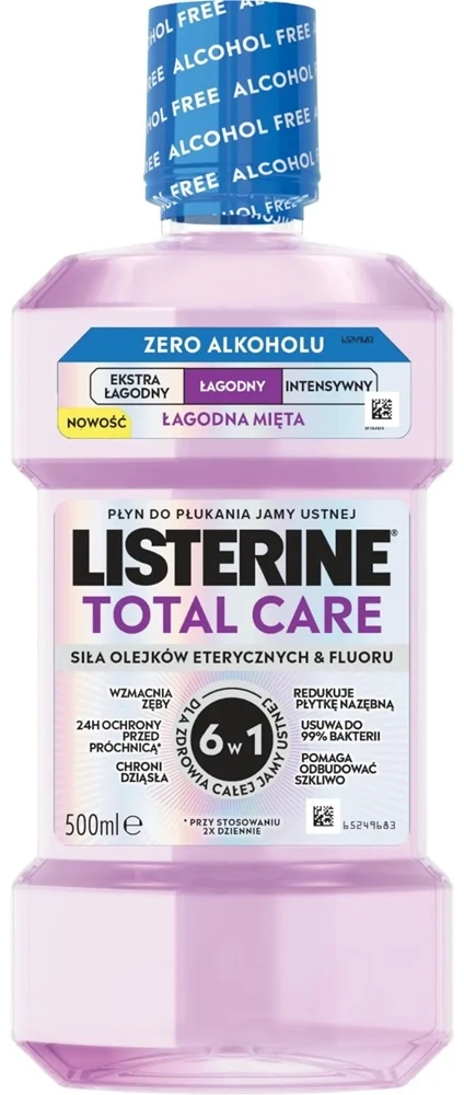 Listerine Total Care łagodny płyn do płukania jamy ustnej 500ml