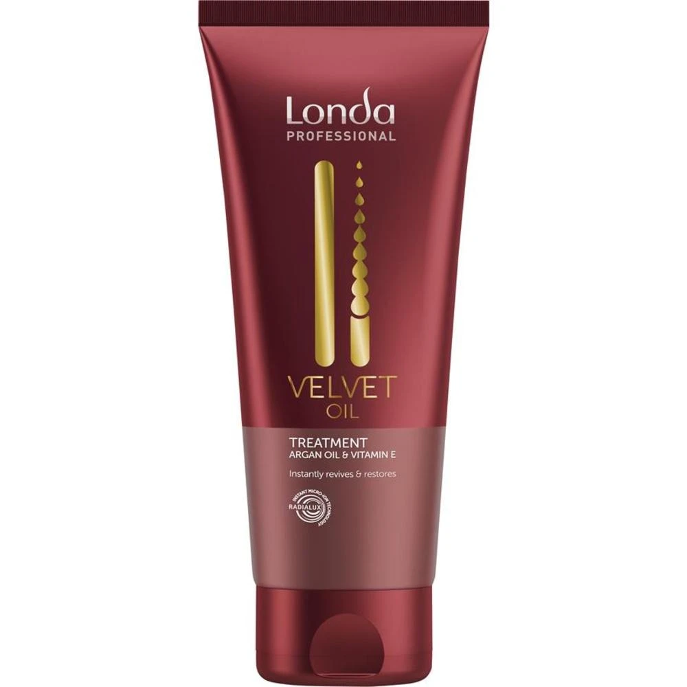 Londa Professional, Velvet Oil, argano aliejus su vitaminu E, plaukų kaukė kreminiam blizgesiui, 200 ml