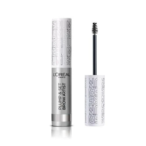 L'Oréal Paris Brow Artist Plump & Set Eyebrow Blakstienų tušas moterims, 4,9 ml