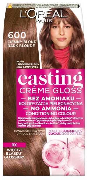 L'Oreal Paris Casting Creme Gloss 600 Dark Skirtas šviesiems plaukams