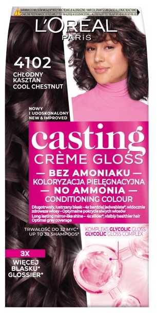 L'Oreal Paris Casting Creme Gloss 4102 Cool Chestnut, žema kaina