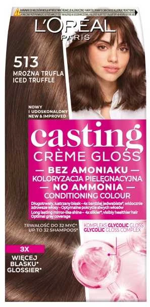 L'Oreal Casting Creme Gloss 513 Mroźna Trufla pakuotė
