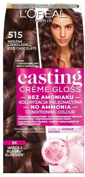 „L'Oreal Paris Casting Creme Gloss 515 Matinio šokolado spalvos“.