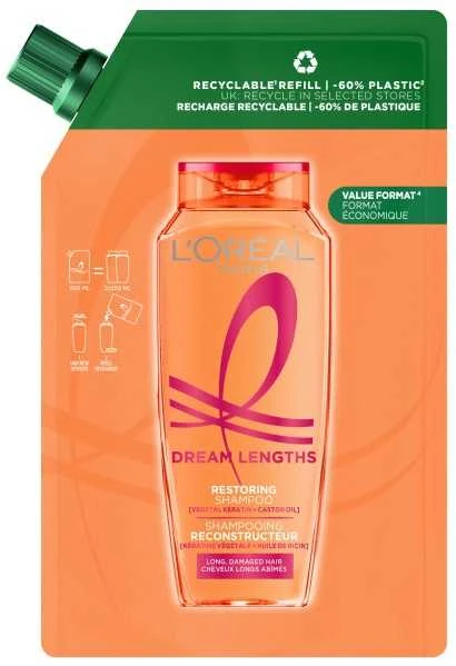 L'Oreal Atkuriamasis šampūnas pažeistiems ilgiems plaukams Elseve Dream Long (šampūnas)
