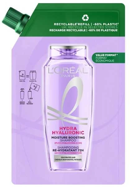 L'Oreal Elseve Hyaluron Plump 72H (drėkinamasis šampūnas)