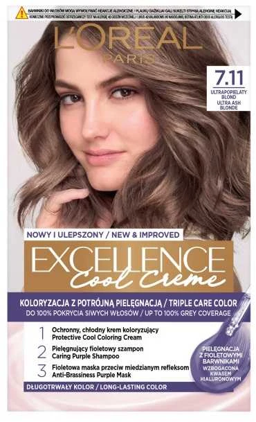 L'Oreal Excellence 7.11 Cool Creme pakuotė