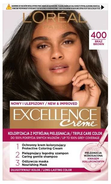 L'Oreal Excellence Creme 400 plaukų dažai