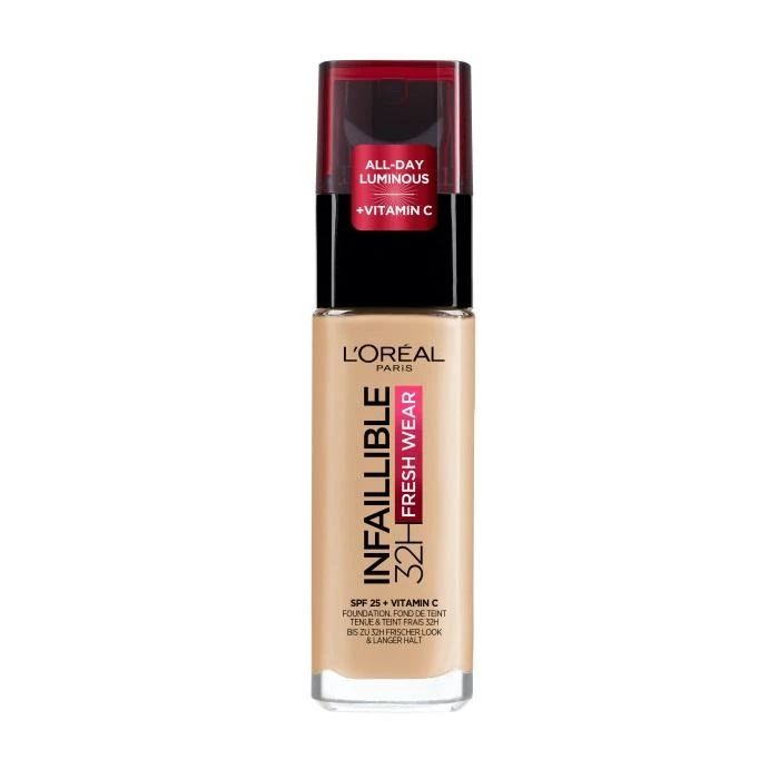 L'Oreal L´Oréal Paris Infaillible 24H Fresh Wear makiažo pagrindas 30 ml (100 Linen)