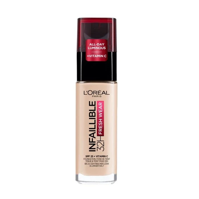 L´Oréal Paris Infaillible 24H Fresh Wear makiažo pagrindas 30 ml (015 Porcelain)