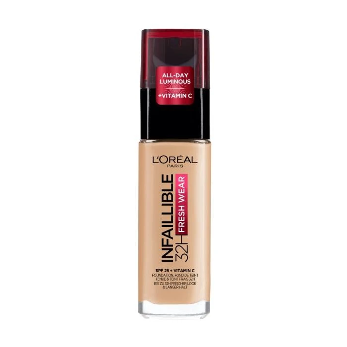 L´Oréal Paris Infaillible 24H Fresh Wear makiažo pagrindas 30 ml  (120 Vanilla)