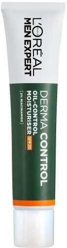L'Oreal Paris Men Expert Derma Control Oil-Control Moisturiser SPF 30 drėkinamasis veido kremas vyrams, 40 ml