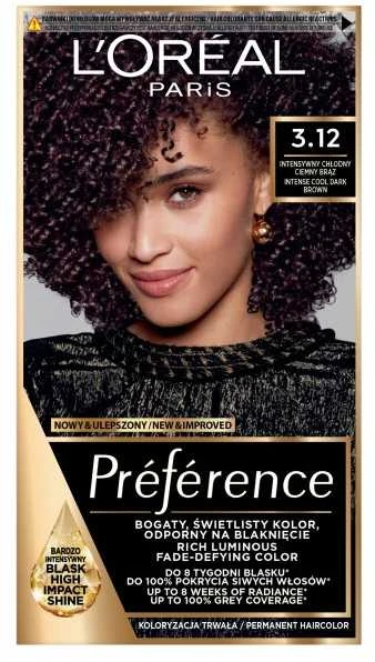 L'Oreal Preference 3.12 dažų pakuotė
